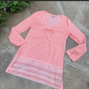 Athleta Del Sol Pale Peach Tunic Swim Cover up